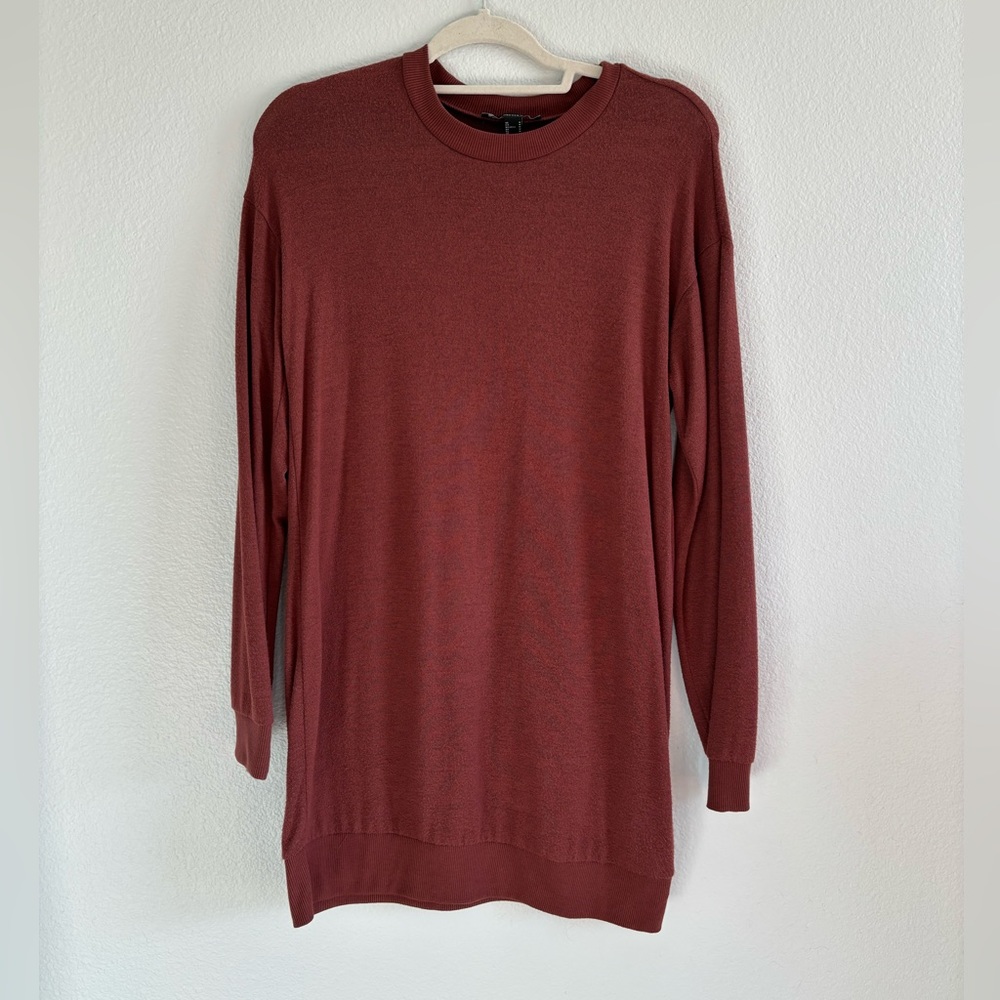 Burnt orange sweater dress. Forever 21. Size medium